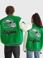 Unisex Aeropostale Philadelphia Eagles Bomber Jacket