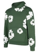 Unisex Denim Tears Pullover Green Hoodie