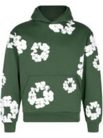 Unisex Denim Tears Pullover Hoodie Green