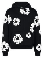 Unisex Denim Tears Pullover Hoodie black