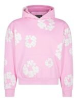 Unisex Denim Tears Pullover Hoodie pink
