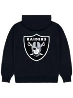 Unisex Las Vegas Raiders GOLF WANG Logo Black Pullover Fleece Hoodie