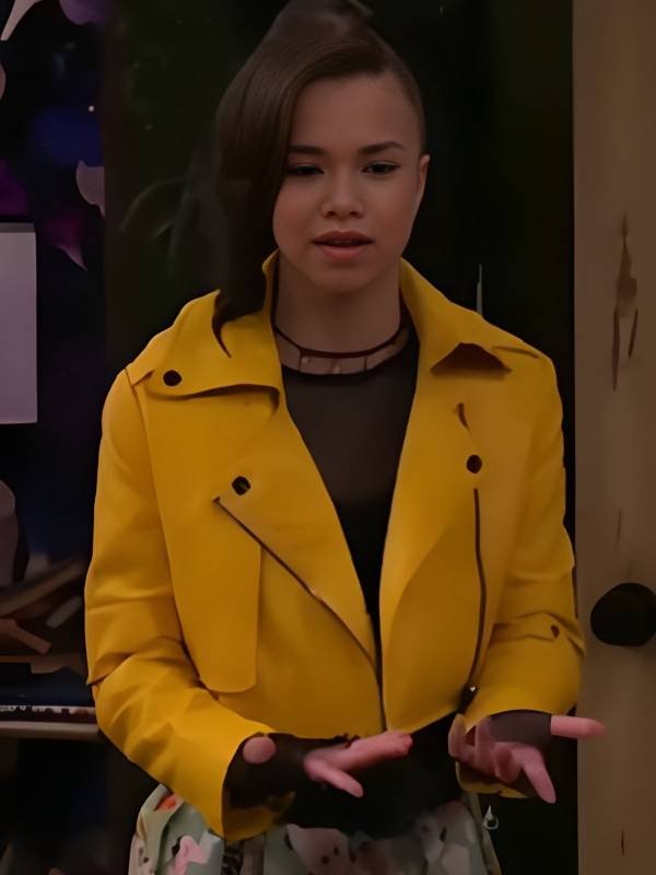 Wizards Beyond Waverly Place Janice LeAnn Brown Yellow Jacket