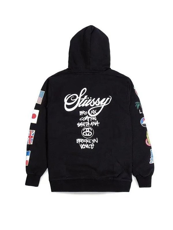 World Flag Printed Hoodie