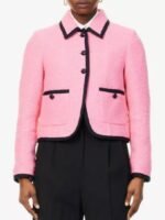 2025 America’s Newsroom Dana Perino Pink Crop Jacket