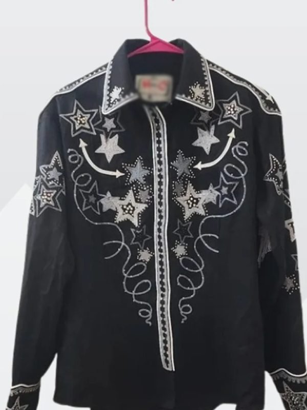 2025 Billie Jo Jones The Road Star Print Shirt