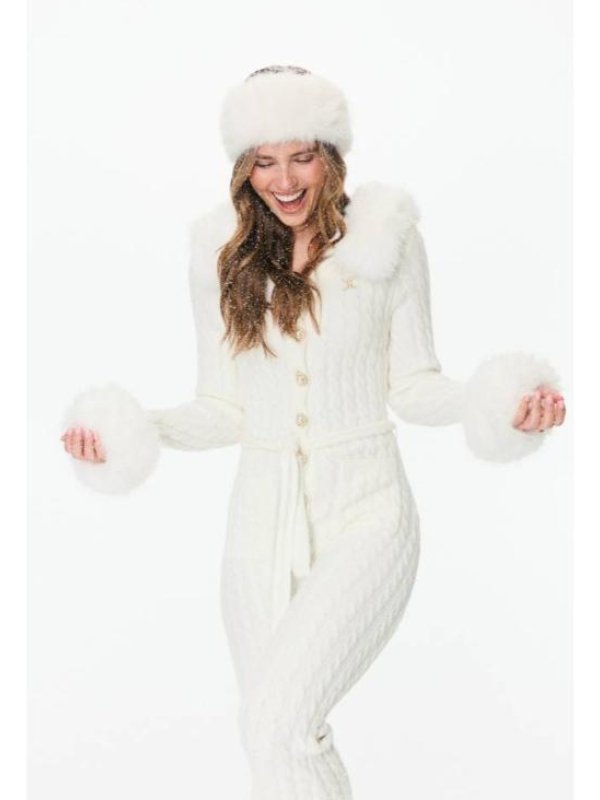 2025 The Today Show Debbie Gibson White Wool Jumpsuit