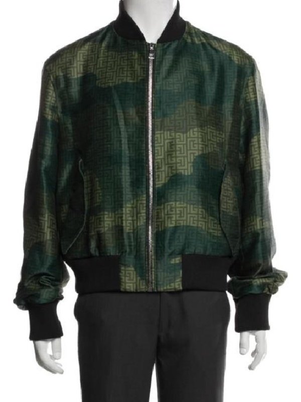 2025 The Voice Michael Buble Camouflage Bomber Jacket