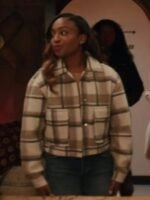 All American Homecoming Season02 Tootie Checked Jacket