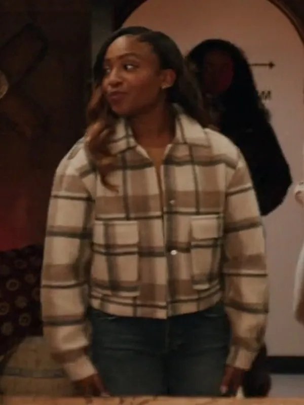 All American Homecoming Season02 Tootie Checked Jacket