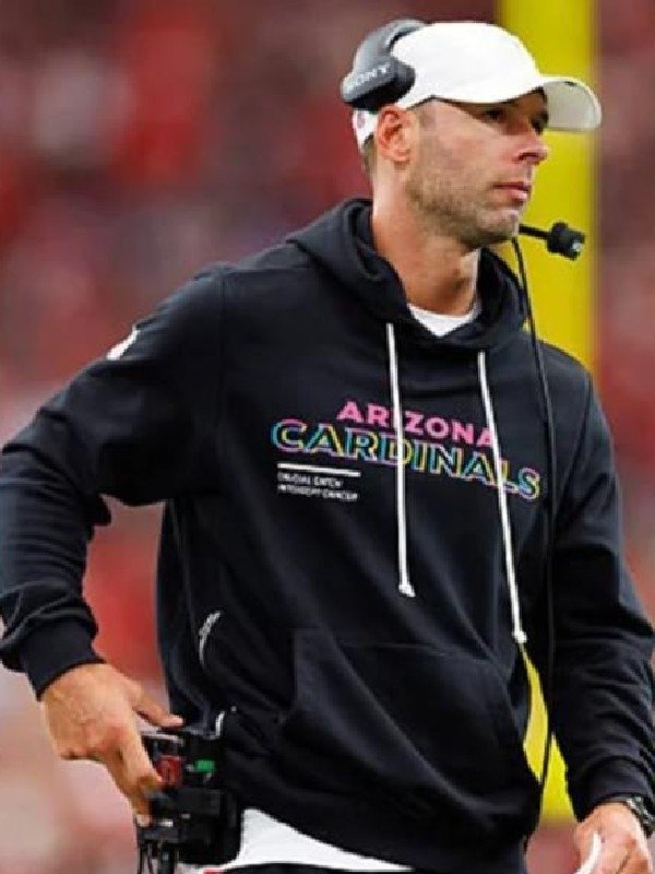 Arizona Cardinals Coach Jonathan Gannon Black Crucial Catch Hoodie