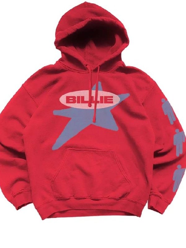 Billie Eilish x Lost Love Red Hoodie