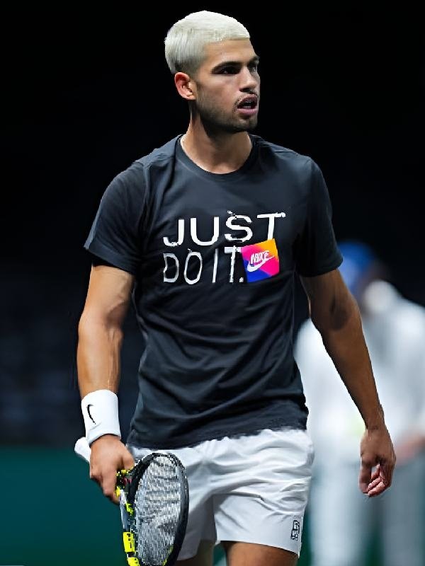 Carlos Alcaraz Rolex Paris Masters 2025 Just Do IT Printed T-Shirt