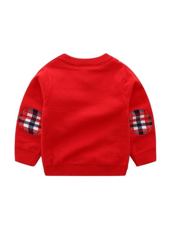 Christmas 2025 Snowflakes & Deer Red Sweater For Men & Women