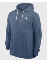 Drake Maye Patriots 2025 Rivalries Sideline Pullover Hoodie