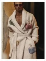 Fight Club Tyler Durden Brad Pitt Mug Print Bath Robe