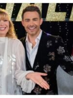 Finding Mr Christmas S02 Jonathan Bennett Snowflake Velvet Blazer