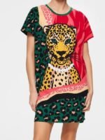 Home and Away Stephanie Panozzo Leopard Print Tee-Recreated