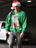 Joe Burrow Christmas Green Sweater