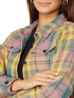Lola Gunderson Sullivans Crossing S02 Amalia Williamson Yellow & Pink Plaid Shirt