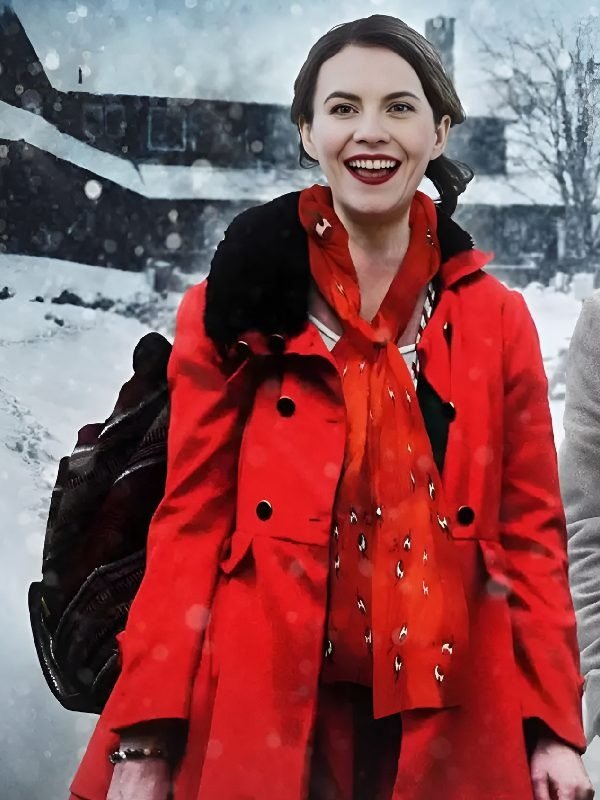 Natalie Clark Lost at Christmas Red Coat