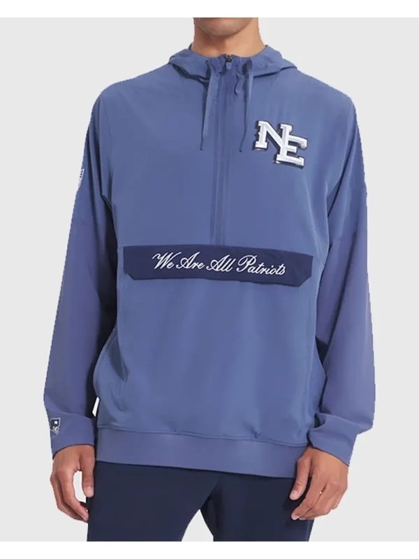 New England Patriots Rivalries Sideline Anorak Hooded Jacket