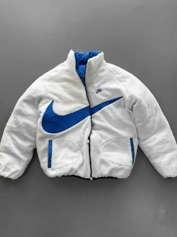 Nike Reversible Blue And Black Puffer Jacket