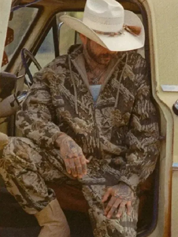Post Malone Skims Realtree Camo Hoodie
