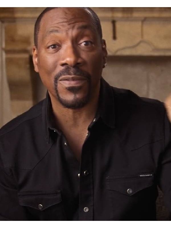 Recreated-Being Eddie Eddie Murphy Black Shirt