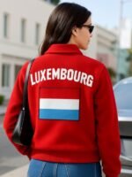 Recreation – Women’s Red Luxembourg Full Zip Fleece Jacket