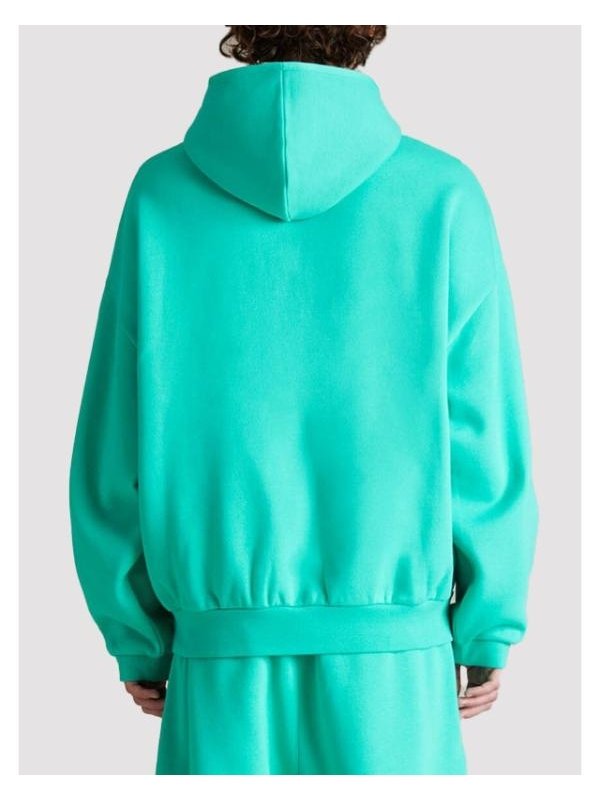 Recreation–Unisex Essentials Fear Of God Teal Pullover Fleece Hoodie