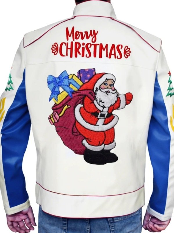 Ricky Bobby Wonder Bread Will Ferrell Leather Christmas Jacket