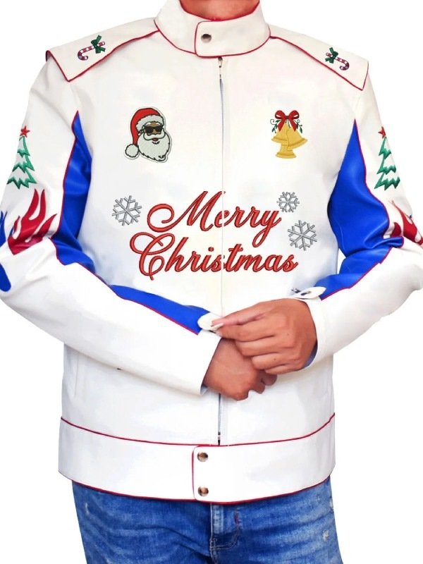 Ricky Bobby Wonder Merry Christmas Leather Jacket