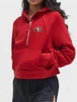 San Francisco 49ers Oversized Half-Zip Hoodie