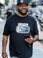 Stand-Up Comedian_Actor Aries Spears Black Graphic Tee
