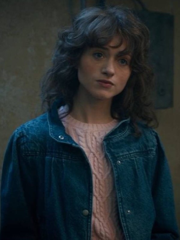 Stranger Things S05 Natalia Dyer Denim Jacket-Blue
