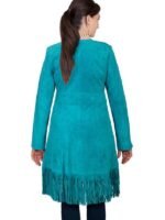 TV Show The Voice Season 28 Reba McEntire Blue Fringe Jacket