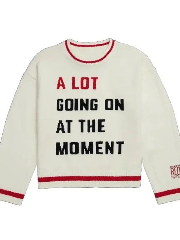 Taylor Swift A Lot Going On At The Moment Cr-ewneck Sweater-Recreation