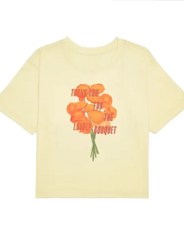 Taylor Swift Thank You For The Lovely Bouquet Cropped T-Shirt