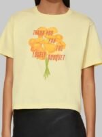 Thank You For The Lovely Bouquet Cropped T-Shirt