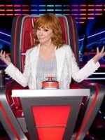 The Voice S26 Reba McEntire White Sequin Blazer
