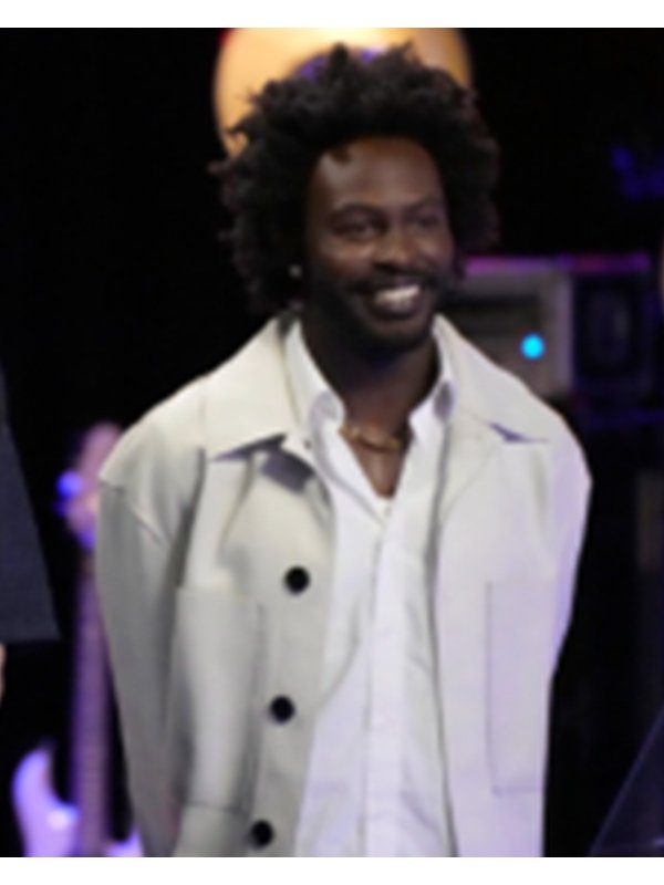 The Voice S28 Conrad Khalil White Jacket