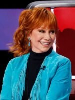 The Voice S28 Reba McEntire Blue Fringe Full Selves Jacket