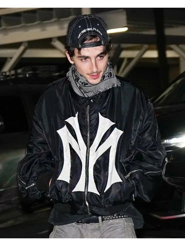 Timothée Chalamet My City Bomber Jacket