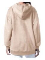 Washington Commanders Cream Oversized Pullover Hoodie