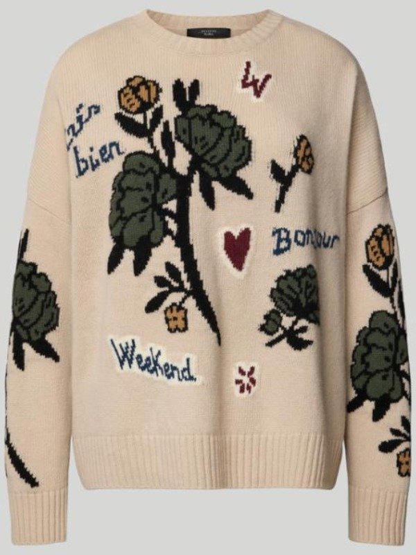 Women’s Floral Weekend Oversized Sweater