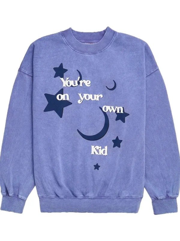You’re On Your Own Kid Purple Crewneck Sweatshirt