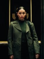 Ballerina 2025 Ana de Armas Green Trench Coat