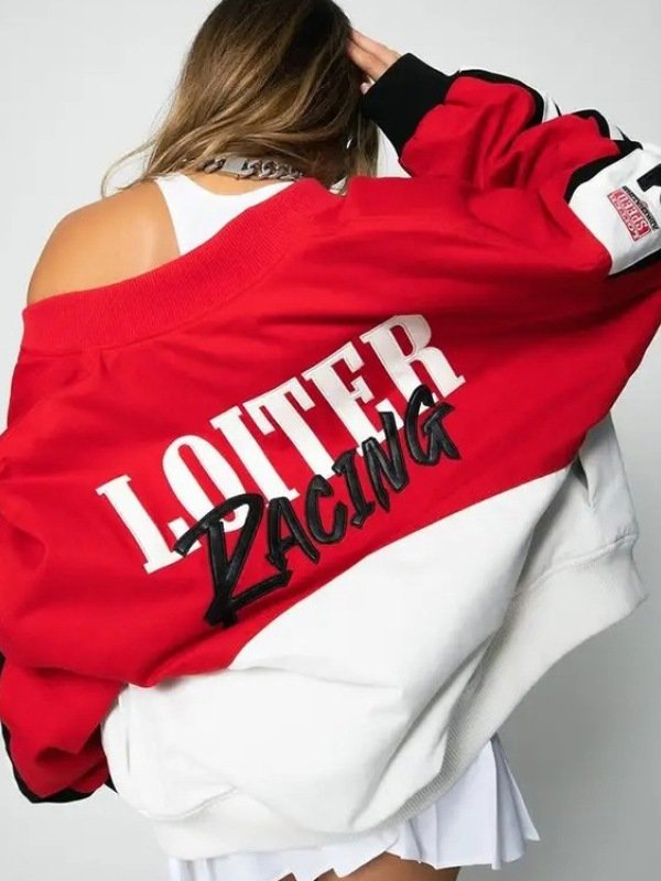 Loiter Racing Jacket-Red