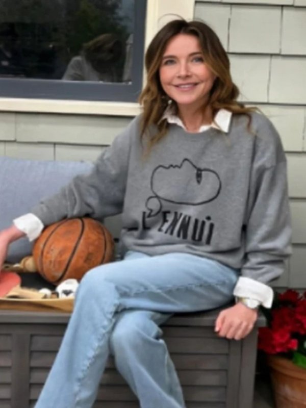 Shrinking S02 Liz Grey Oversized Sweatshirt